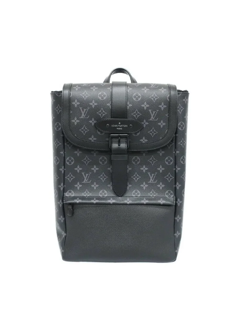 Louis Vuitton Ten Saumur Backpack Monogram Eclipse Black